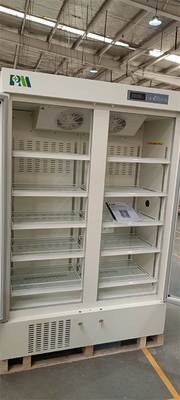 холодильник фармации двойной стеклянной двери 656L биомедицинский вакционный со светом СИД внутренним высококачественным
