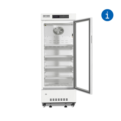 2-8 брызги степени покрыли стальной по вертикали холодильник фармации медицинской ранга 236 литров