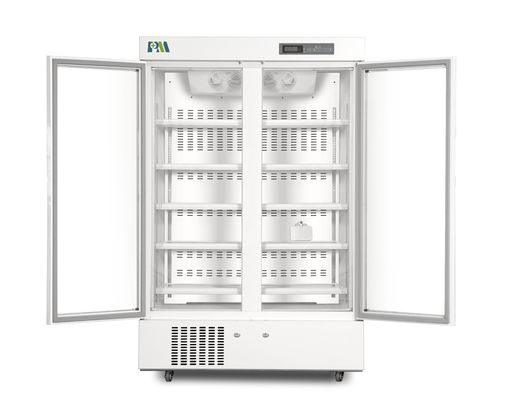 2-8 холодильник хранения фармации двойной двери степени 656L биомедицинский вакционный для холодильника лекарств