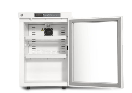 холодильник холодильника небольшой фармации 60L медицинский с одиночной стеклянной дверью для больницы