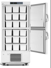 528 литров стойки емкости стоя глубокий биомедицинский вакционный шкаф холодильника замораживателя с двойными независимыми камерами