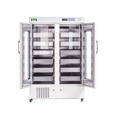 холодильник холодильника хранения банка крови 1008L с системой принудительного воздушного охлаждения для станции крови