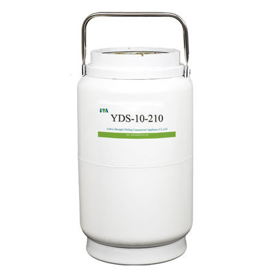 Белый танк жидкого азота криогенный, контейнер жидкого азота 2 литра