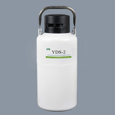 Белый танк жидкого азота криогенный, контейнер жидкого азота 2 литра