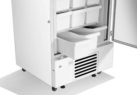 Энергосберегающие -40 градусов вертикально 528 литров медицинского морозильника с Multi ящиками