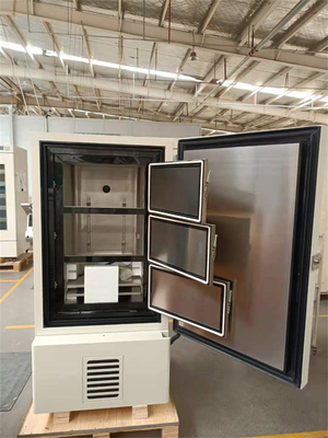 замораживатель лаборатории большой емкости 180L медицинский ультра низкий с высококачественным для изоляции лаборатории PURF больницы