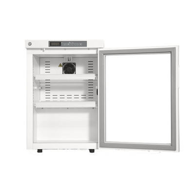 холодильник медицинской ранга фармации 60L вакционный с одиночной стеклянной дверью 2Degrees 8 градусов