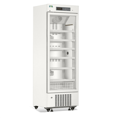 2-8 холодильник холодильника большой емкости степени 312L фармацевтический медицинский с одиночной стеклянной дверью для вакционного хранения