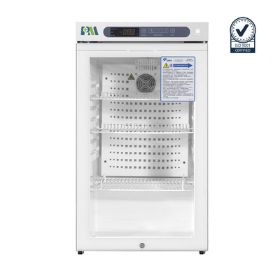 дверь шкафа холодильника вакцины портативной медицинской аптеки 100Л стеклянная для холодильных установок наркотиков
