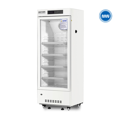 Замораживатель 226L чистосердечного одиночного стеклянного холодильника фармации двери медицинского вакционный
