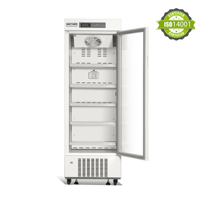 Холодильник фармации управлением 316L микропроцессора медицинский с одиночной стеклянной дверью автоматическим Frost высококачественным