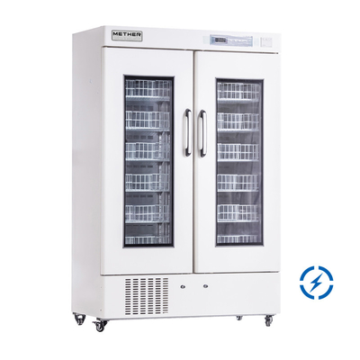 658L 4 градусов Большой емкости точного охлаждения банка крови холодильник шкаф