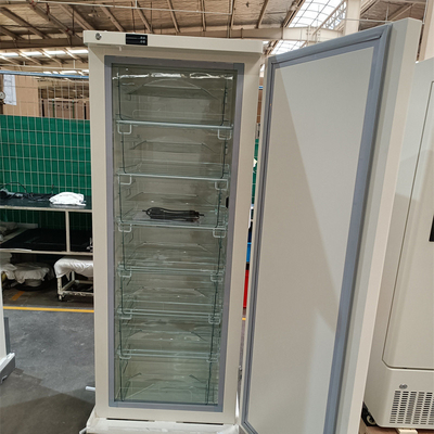 -25 градусов Вертикальная медицинская аптека Плазменный холодильник морозильник для хранения ДНК РНК вакцины