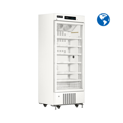 Вертикальный фармацевтический охлаждающий шкаф с принудительным охлаждением воздухом