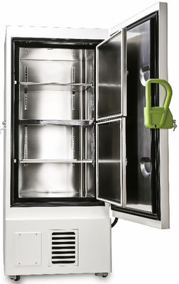 Холодильник замораживателя ультра низкой температуры 408 литров с высококачественной твердой дверью для вакционного хранения РИБОНУКЛЕИНОВОЙ КИСЛОТЫ