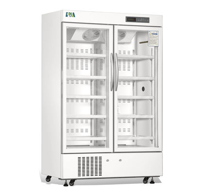 холодильник холодильника эргономической двойной стеклянной фармации двери 656L биомедицинской вакционный для оборудования больницы