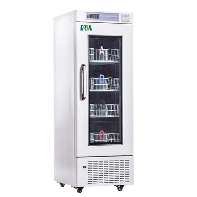 Холодильники банка крови 4 градусов R134a с корзиной принудительного воздушного охлаждения покрытой порошком