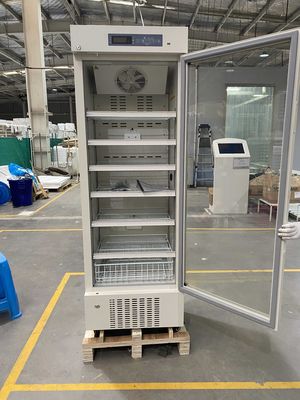 холодильник ранга одиночной стеклянной двери 315L биомедицинский фармацевтический с реальным воздушным охлаждением силы