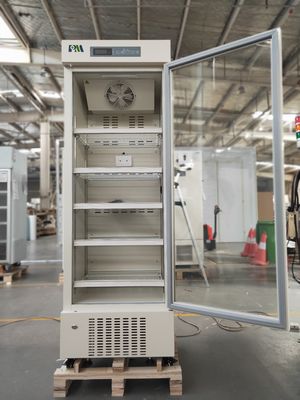 Холодильник фармации управлением 316L микропроцессора медицинский с одиночной стеклянной дверью автоматическим Frost высококачественным